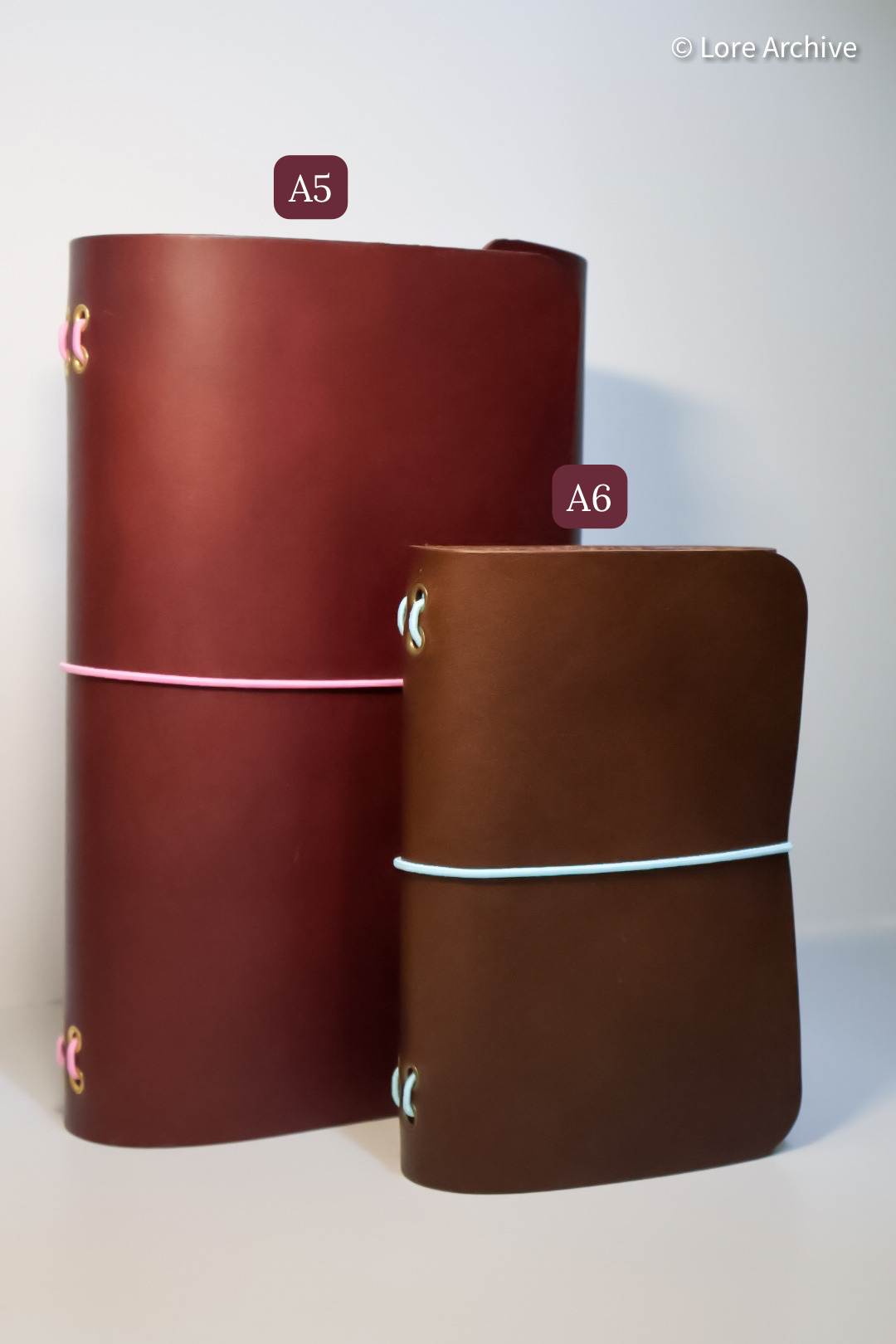 A5 Trifold Leather Folio