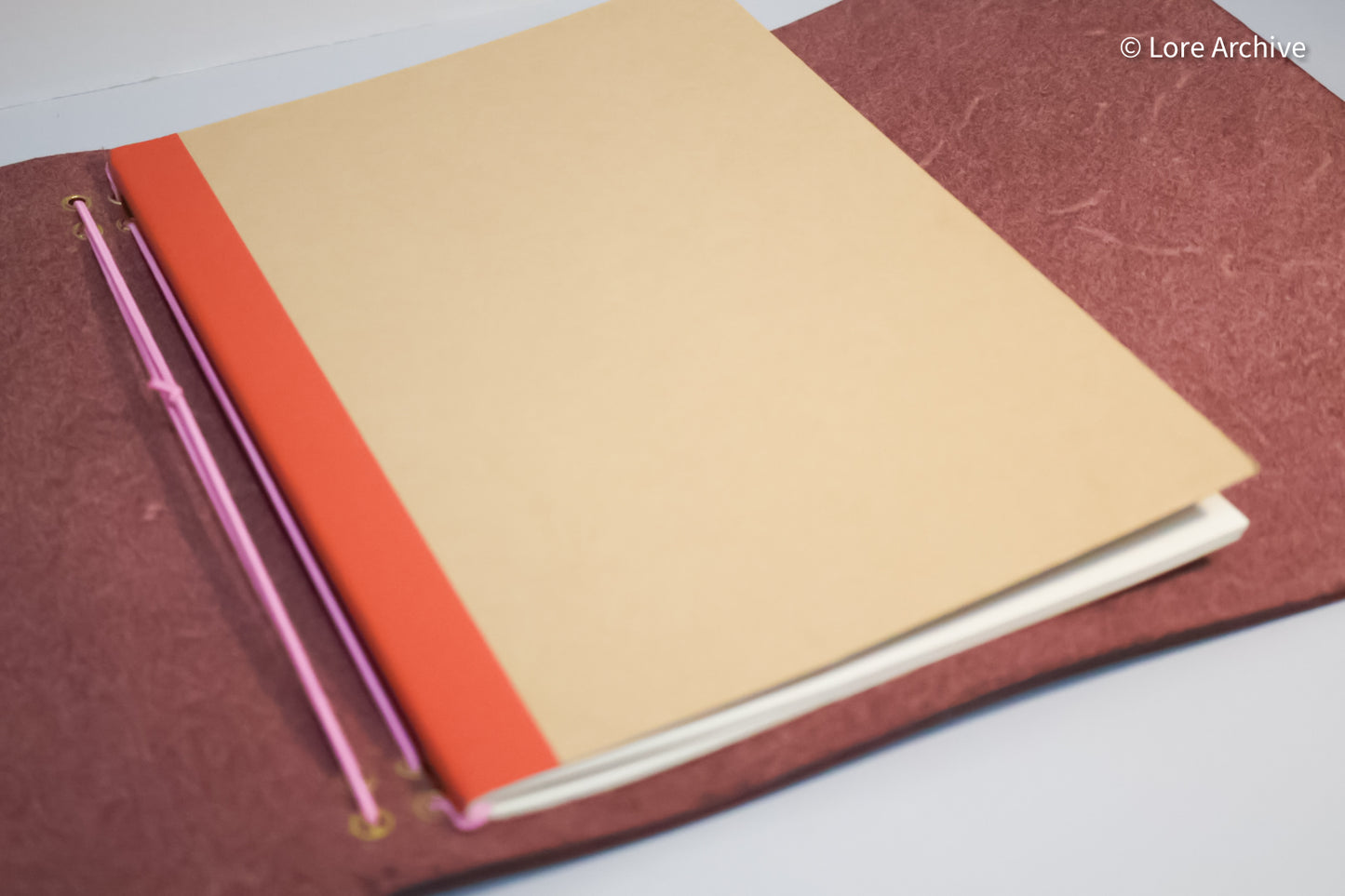 A5 Trifold Leather Folio