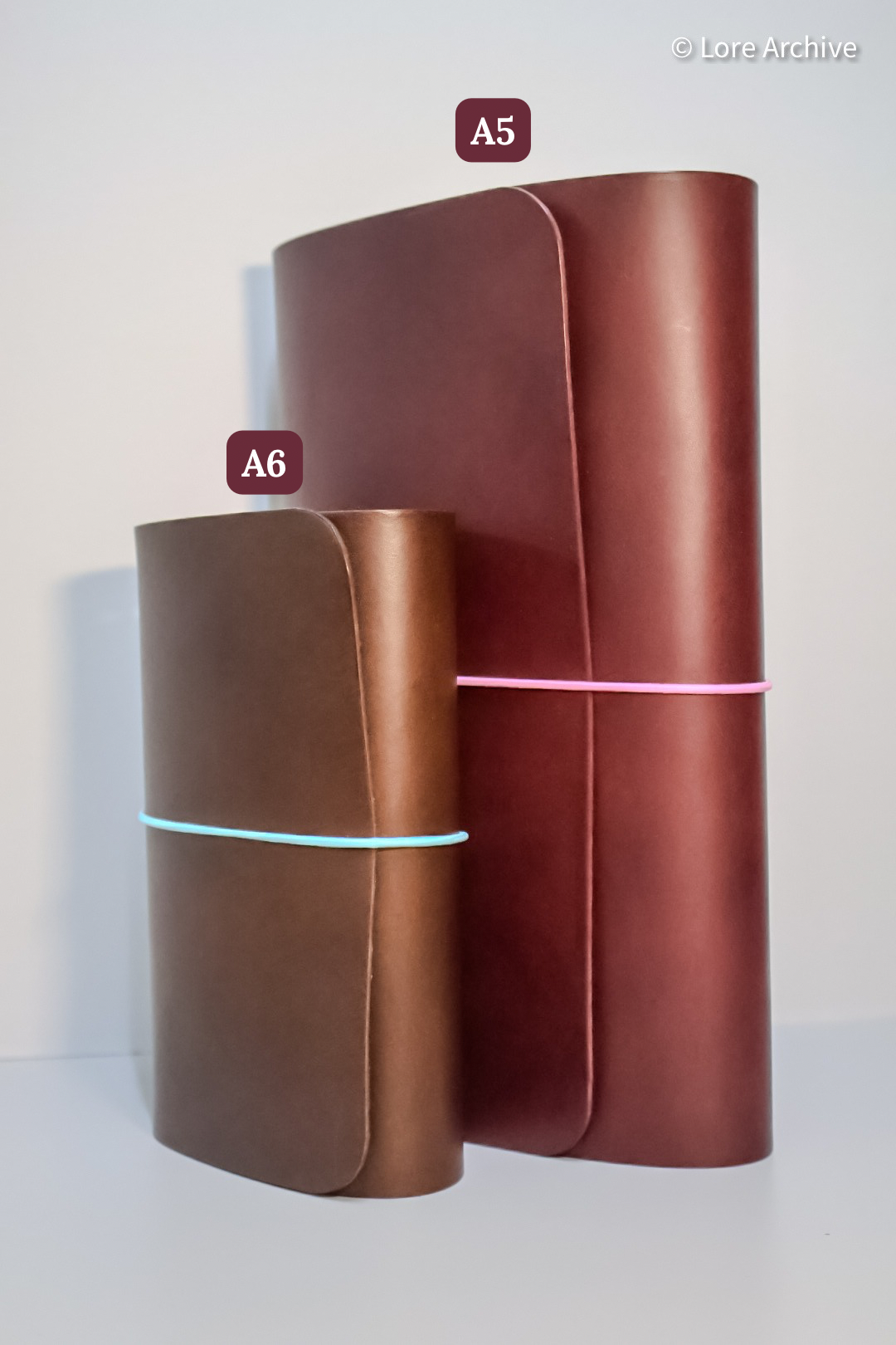 A5 Trifold Leather Folio