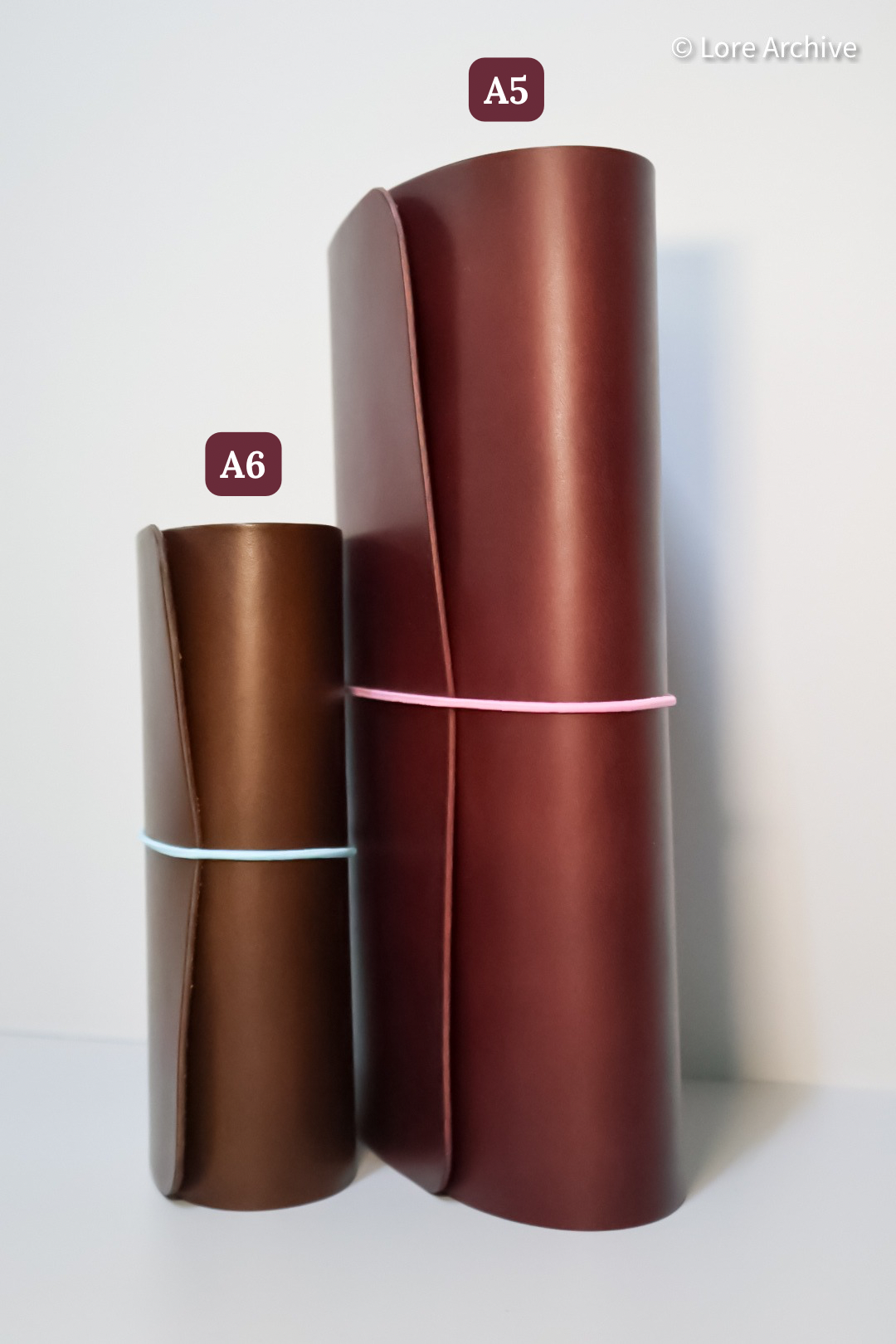 A5 Trifold Leather Folio